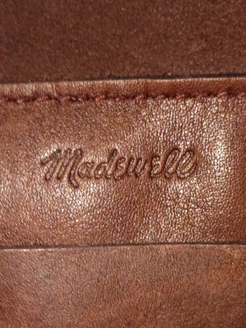 Madewell Classic Chestnut Leather Shoulder Bag - Picture 2 of 8